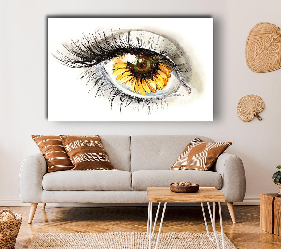 Picture of The Golden Eye Canvas Print Wall Art