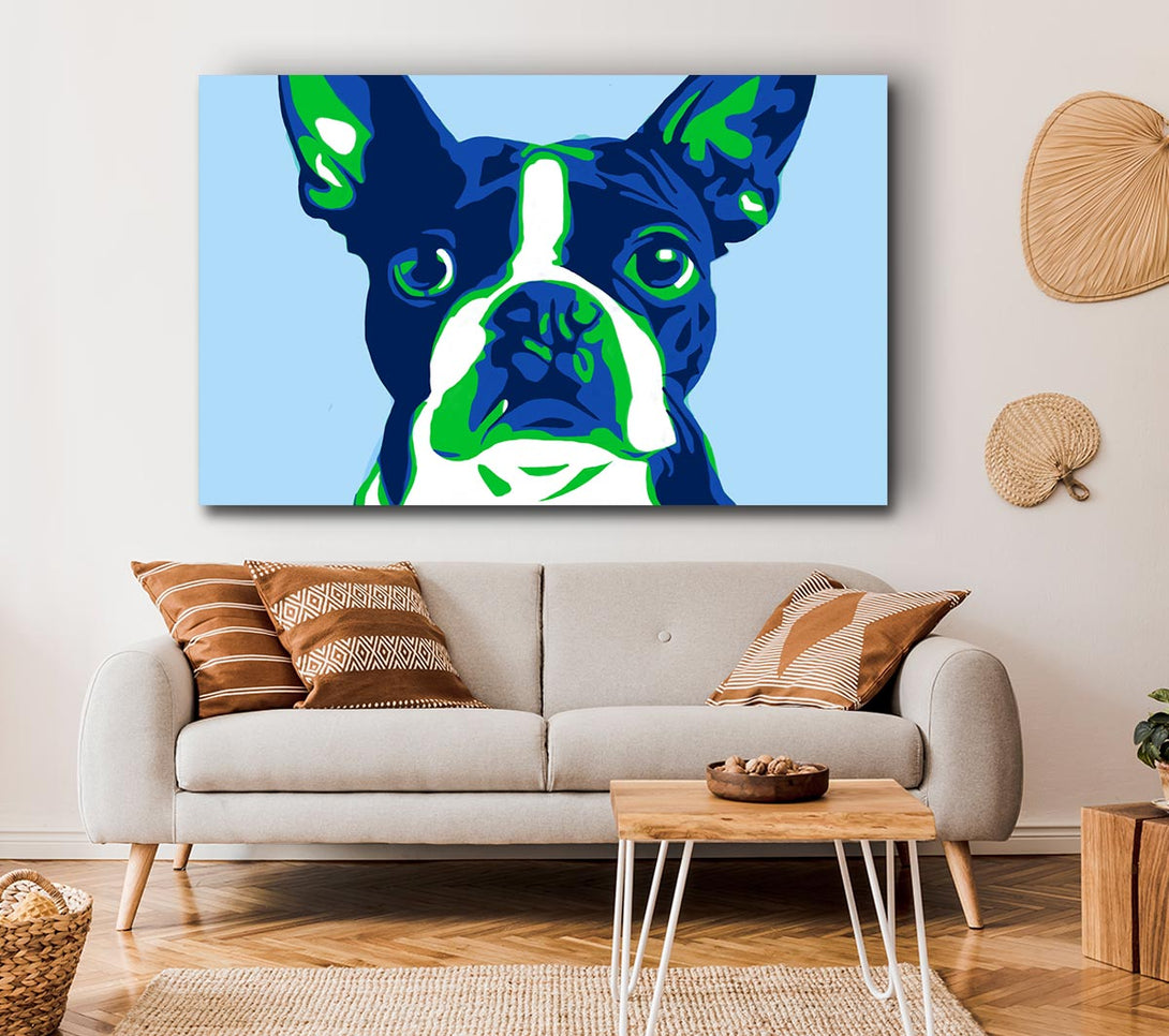 Picture of The French Bulldog Pop Art Canvas Print Wall Art