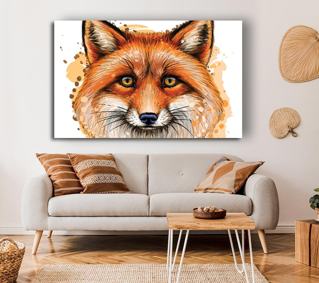 Picture of The Ginger Fox Canvas Print Wall Art