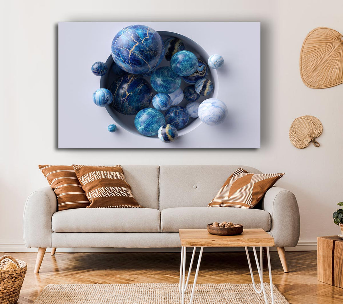 Picture of The Spheres In The Hole Canvas Print Wall Art