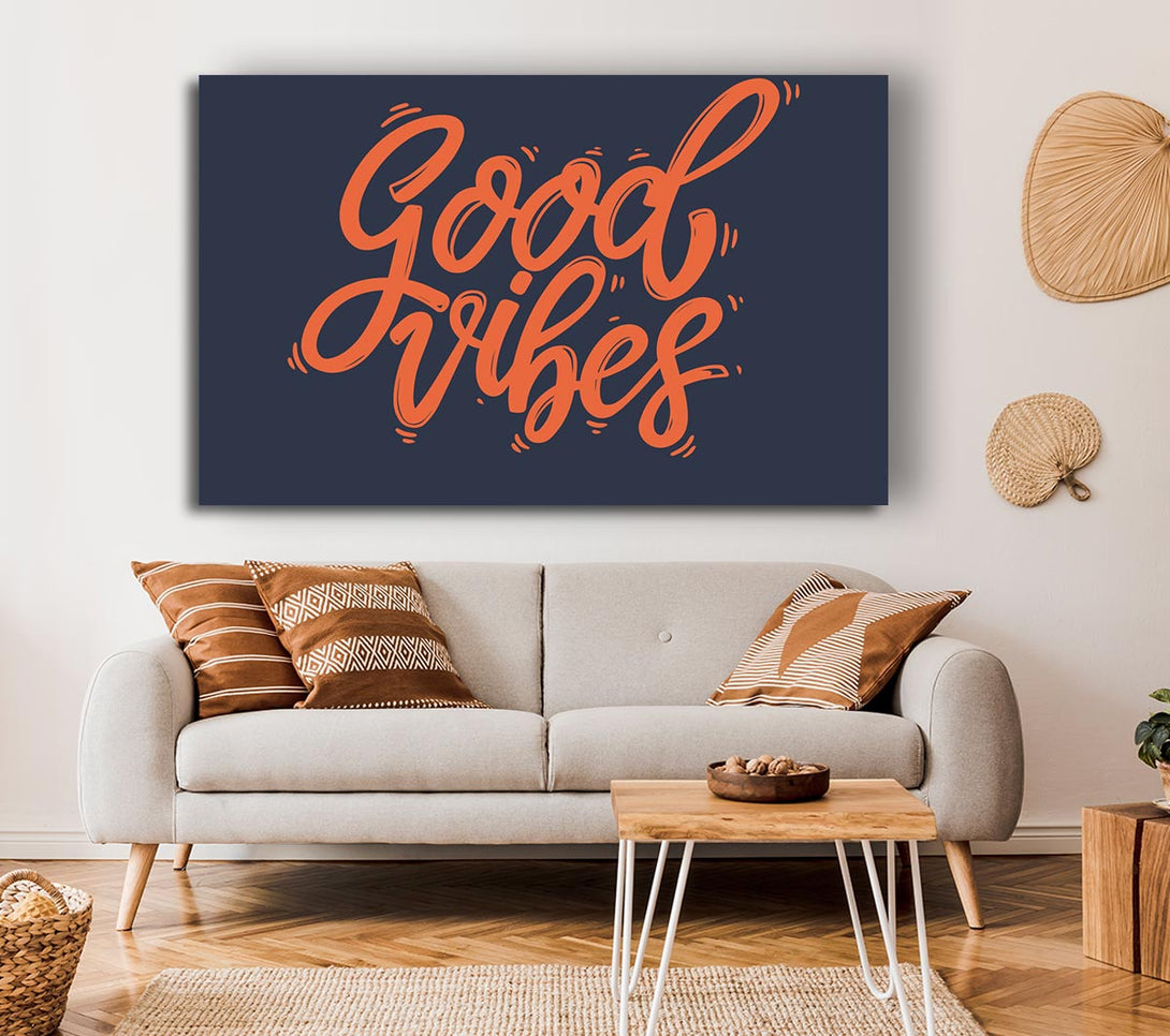 Picture of Good Vibes 2 Canvas Print Wall Art