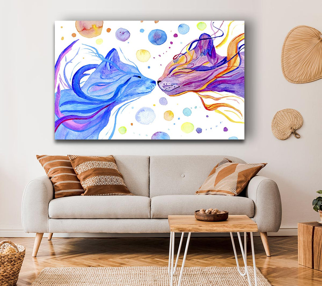 Picture of The Cat Universe Canvas Print Wall Art