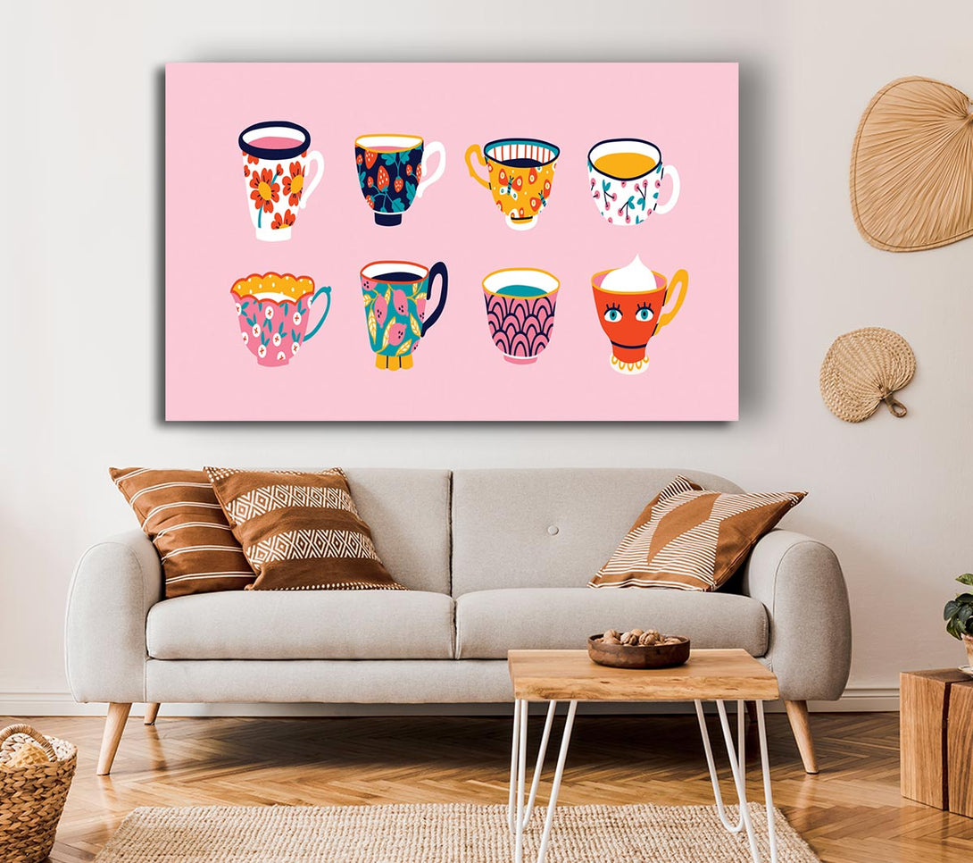 Picture of Fancy A Cuppa Canvas Print Wall Art