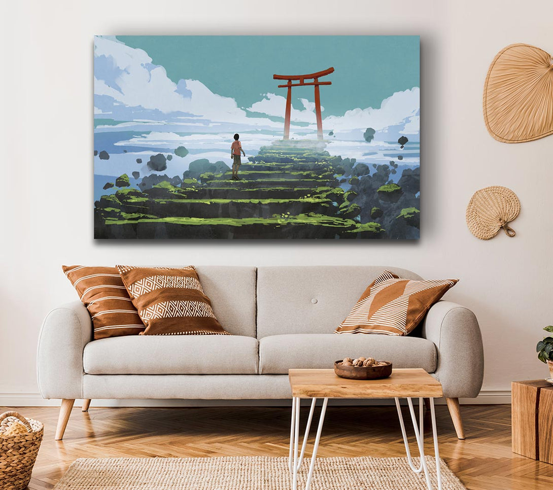 Picture of The Sky Temple Canvas Print Wall Art