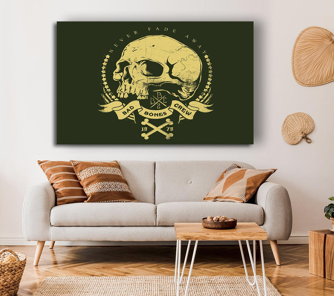 Picture of Bad Bones Crew Canvas Print Wall Art