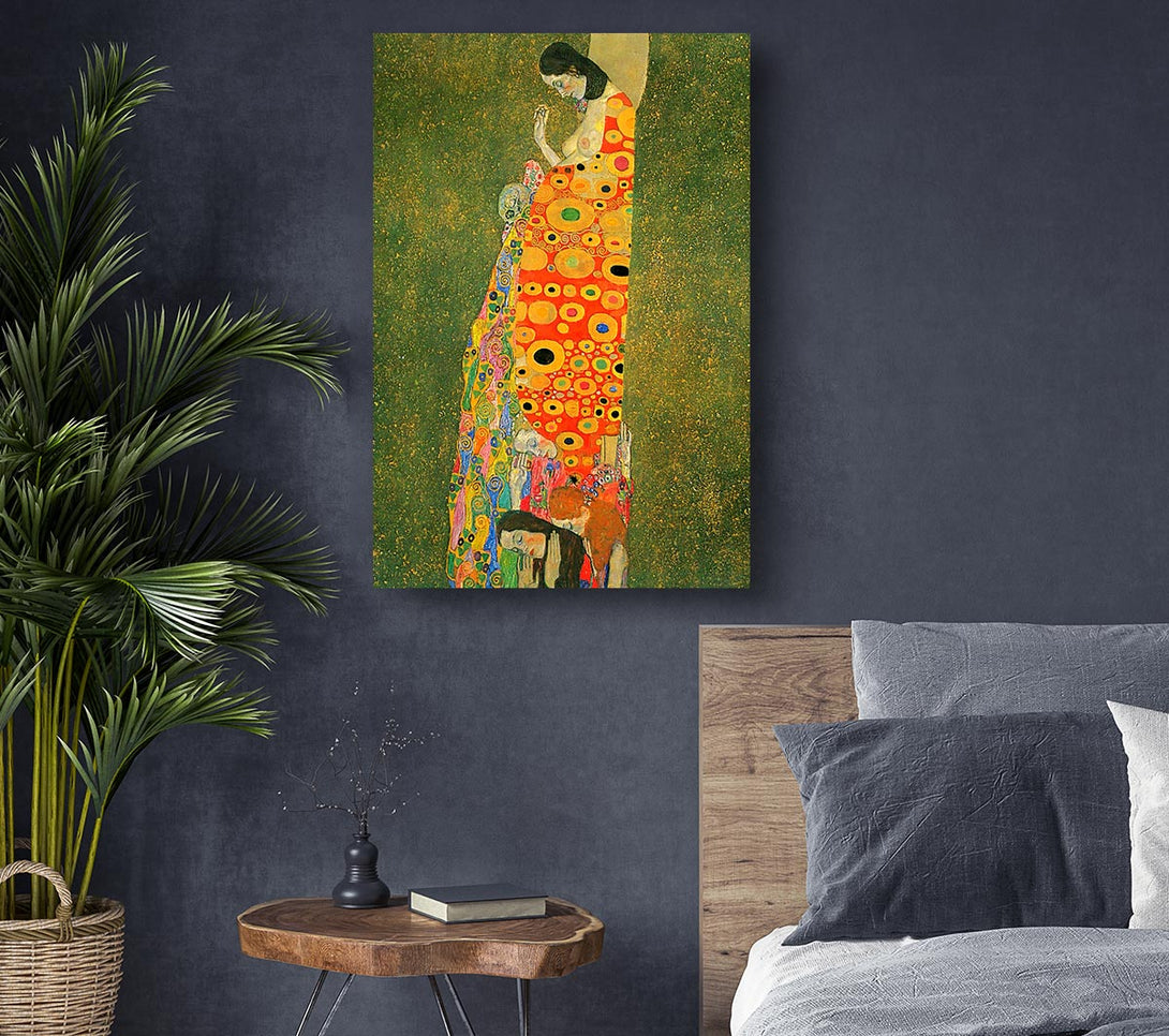 Picture of Klimt Abandoned Hope Canvas Print Wall Art