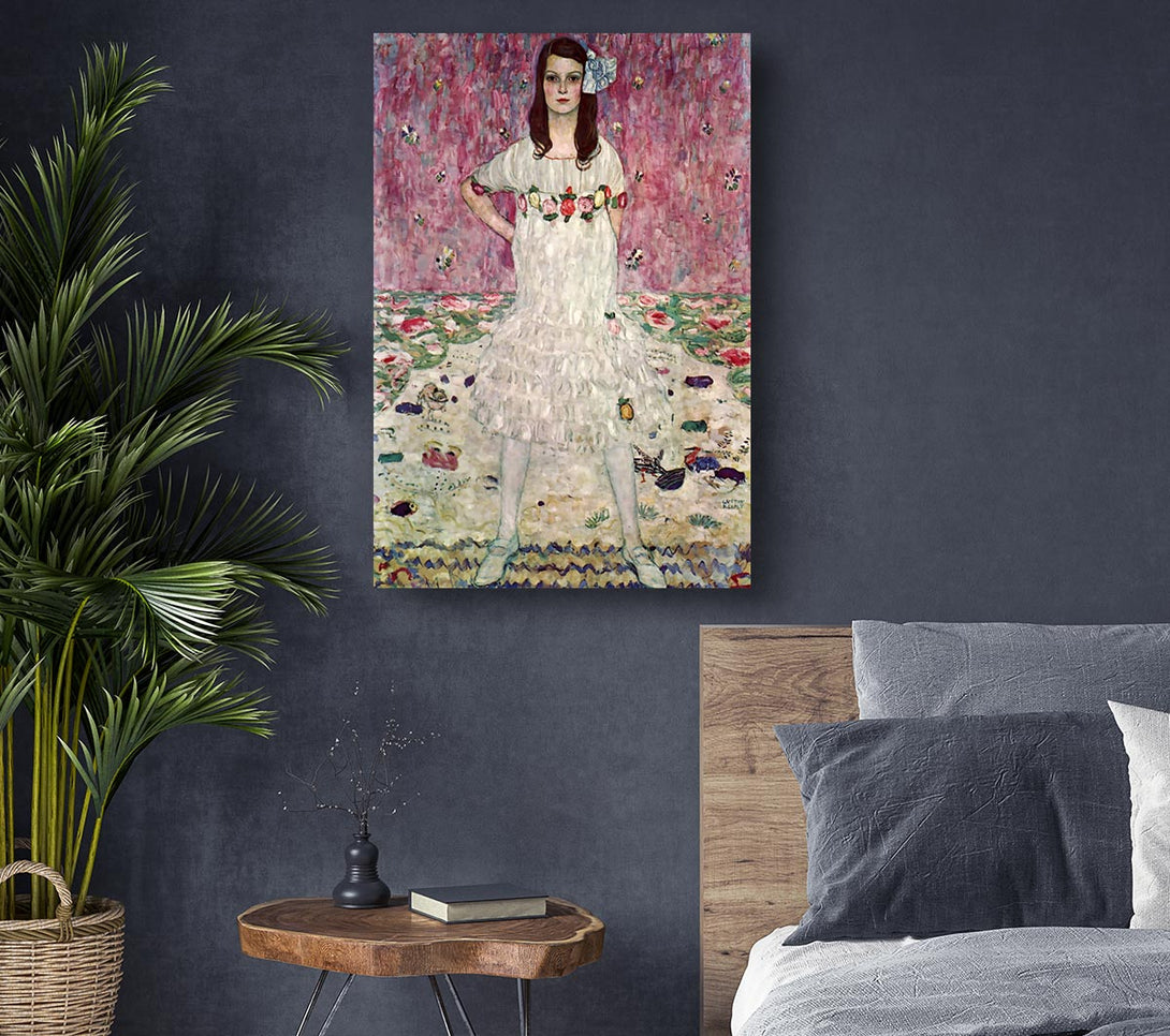 Picture of Klimt Eugenia Primavesi Canvas Print Wall Art