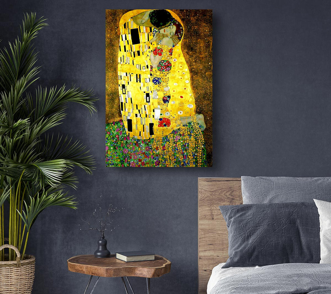 Picture of Klimt Kiss Canvas Print Wall Art