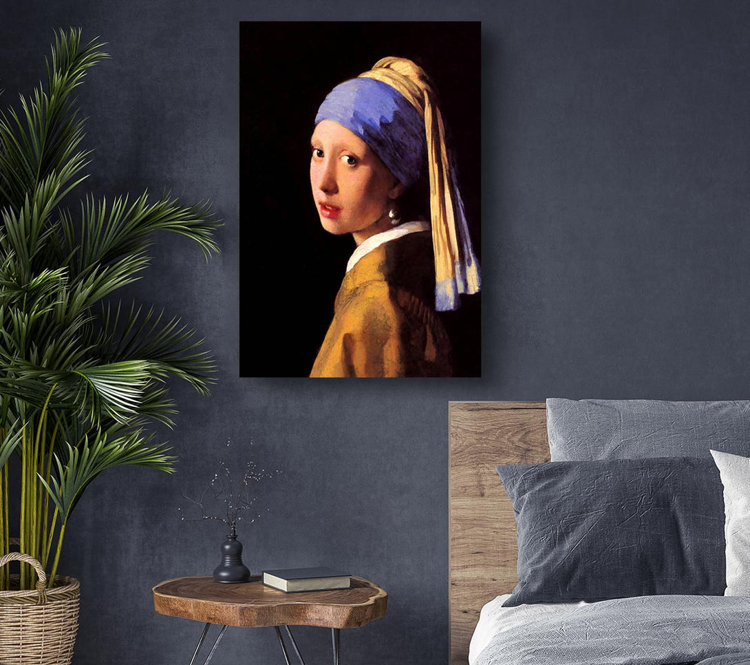 Picture of Vermeer The Girl With The Pearl Earring Canvas Print Wall Art