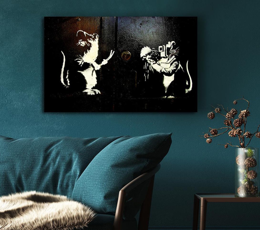 Picture of Crooked Rats Canvas Print Wall Art