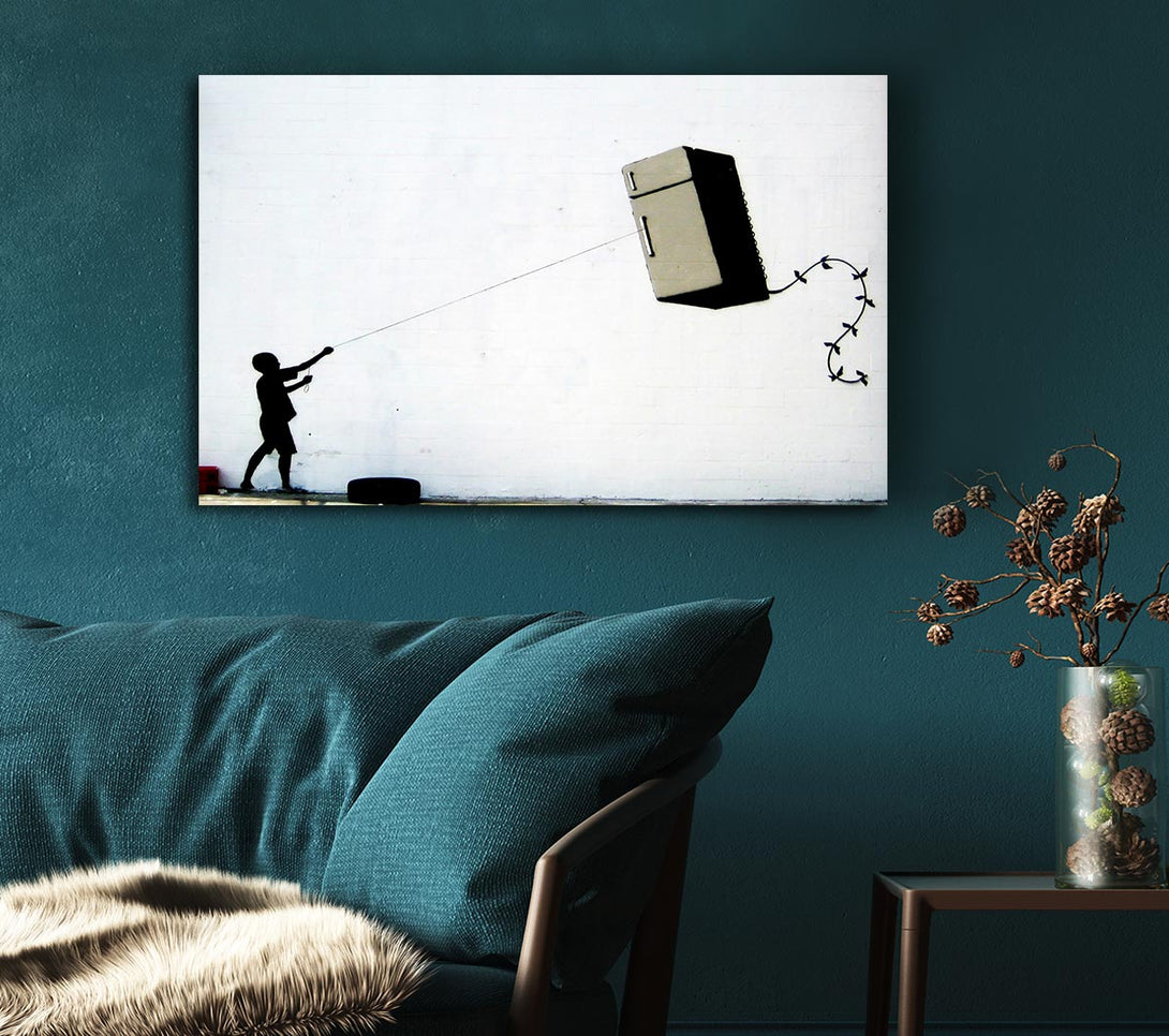 Picture of Fridge Kite Canvas Print Wall Art