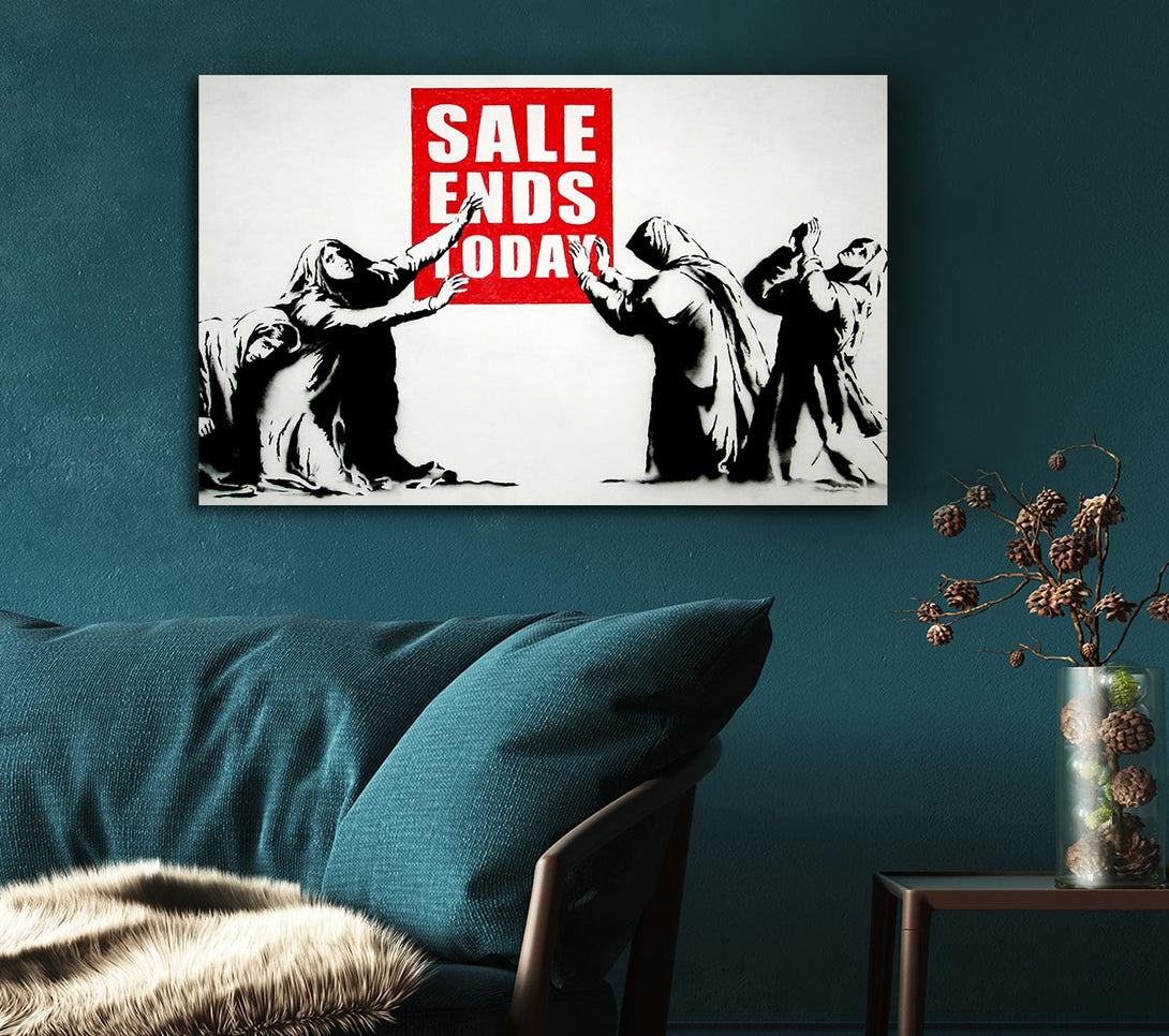 Picture of Homage To The Sales Canvas Print Wall Art