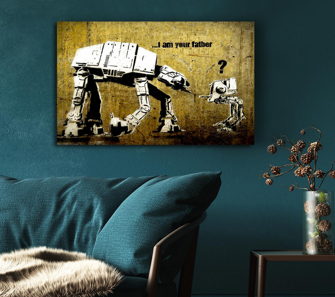 Picture of I Am Your Father Canvas Print Wall Art