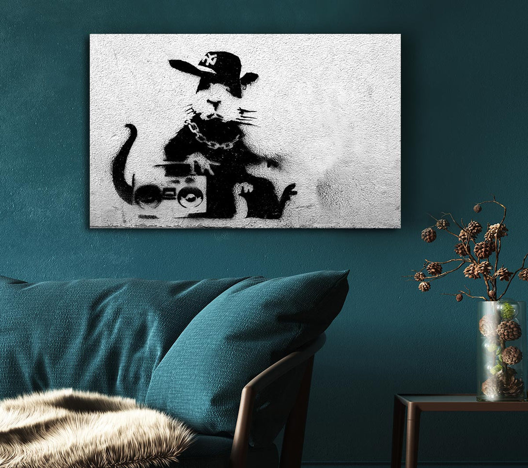 Picture of Rap Rat Canvas Print Wall Art