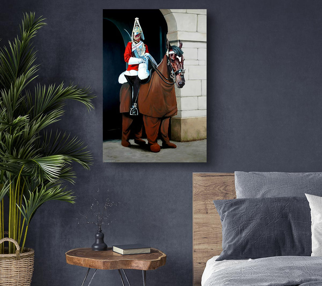 Picture of The Queens Guards Canvas Print Wall Art