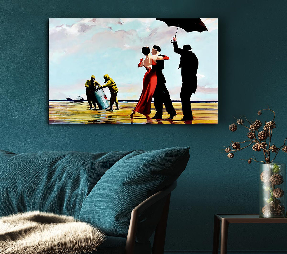 Picture of Toxic Waste Dance Canvas Print Wall Art