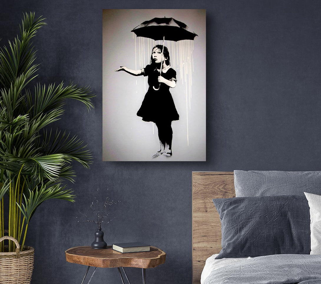 Picture of Liquid Rain Canvas Print Wall Art