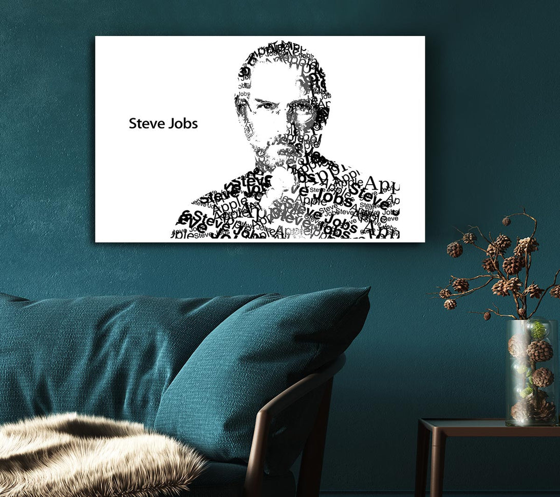 Picture of Apple Steve Jobs Canvas Print Wall Art