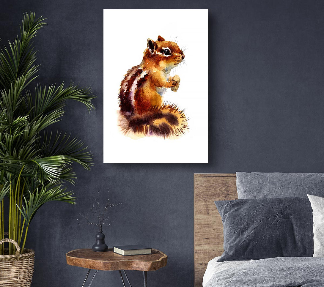 Picture of Squirrel Nuts Canvas Print Wall Art