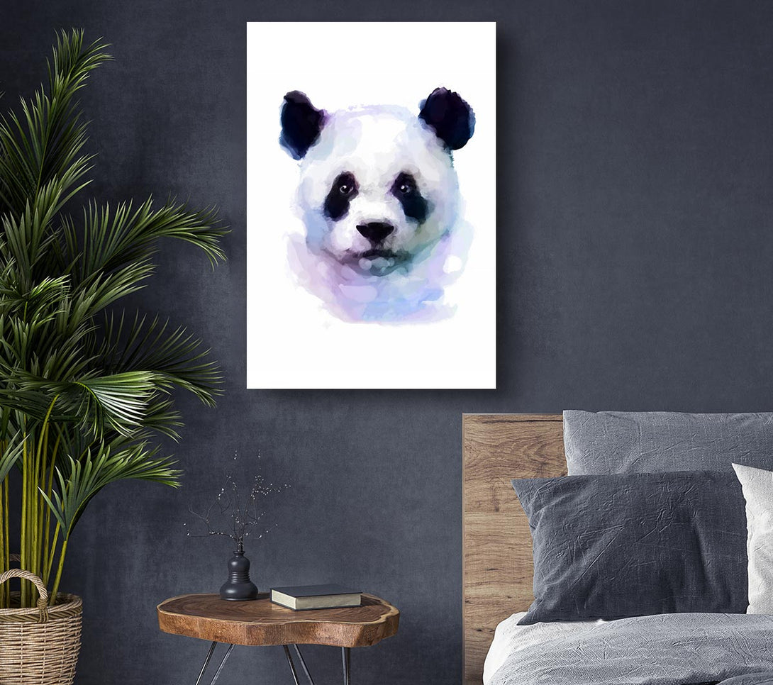 Picture of Panda Face Canvas Print Wall Art