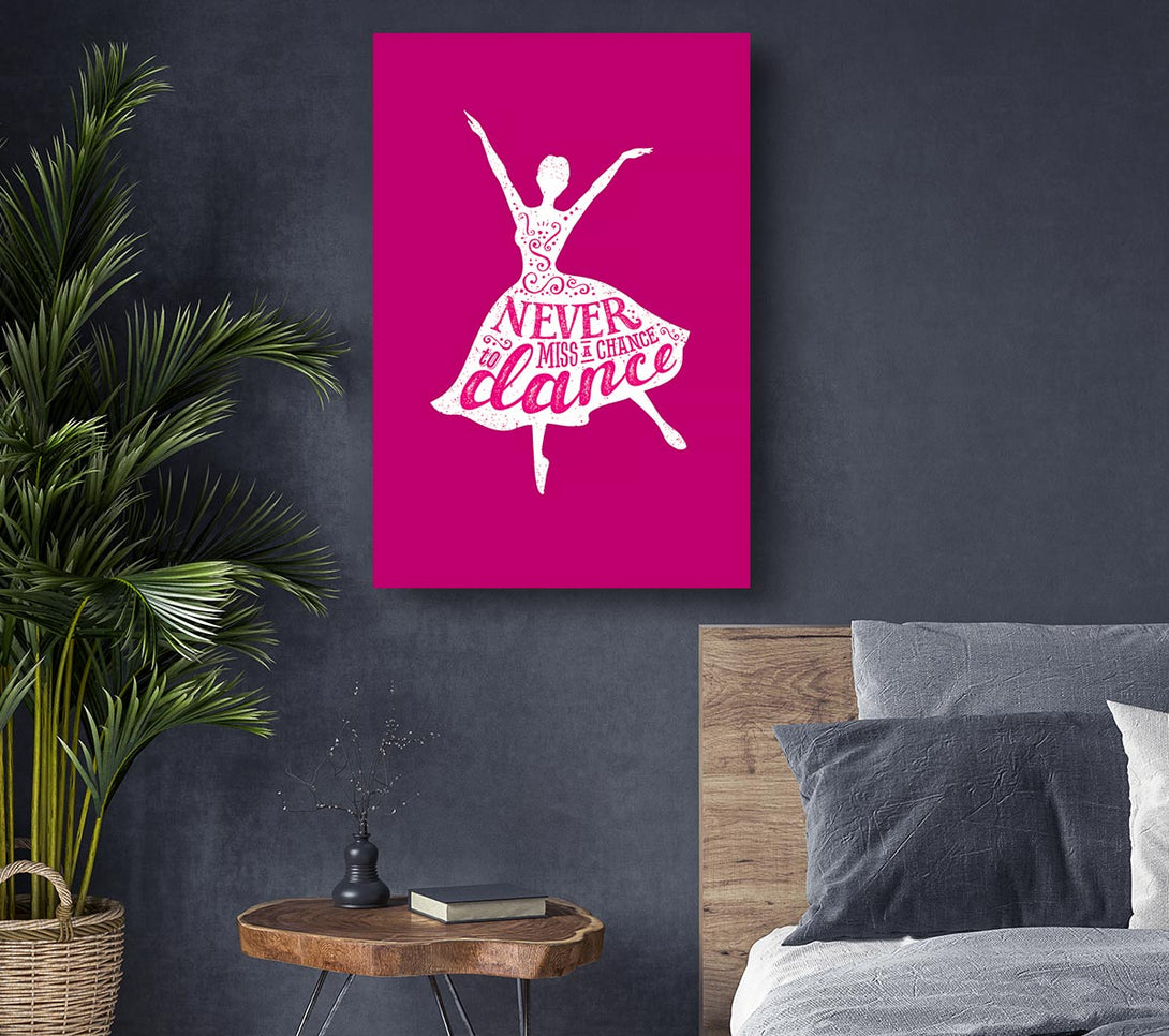 Picture of Never Miss A Chance To Dance 2 Canvas Print Wall Art