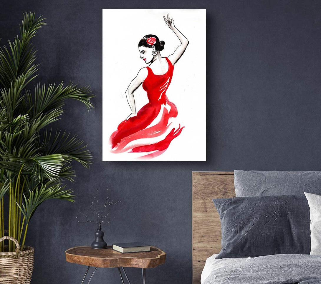 Picture of Flamenco 17 Canvas Print Wall Art