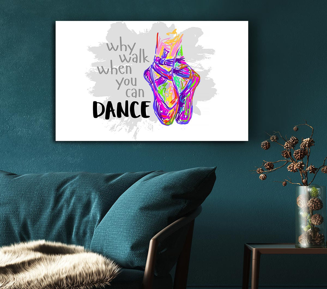 Picture of Ballerina Shoes 4 Canvas Print Wall Art