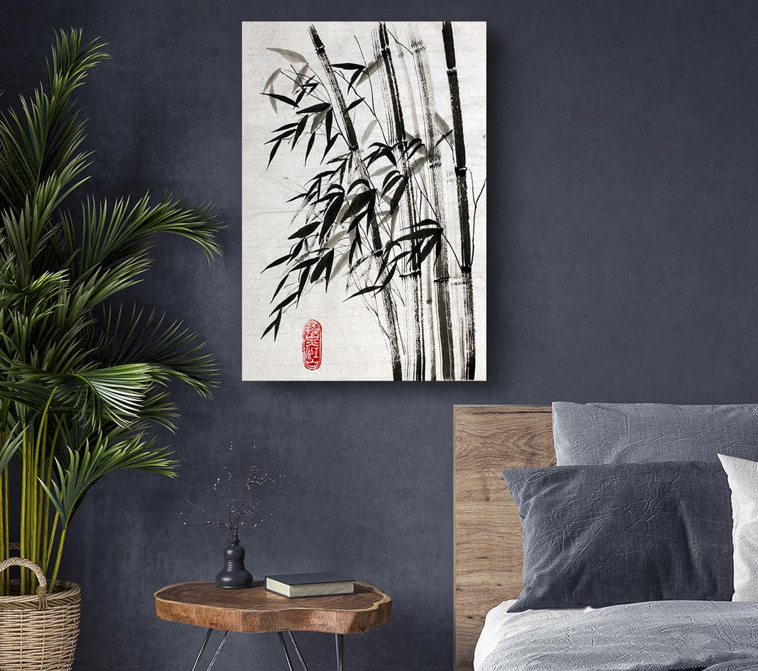 Picture of Chinese Bamboo 2 Canvas Print Wall Art