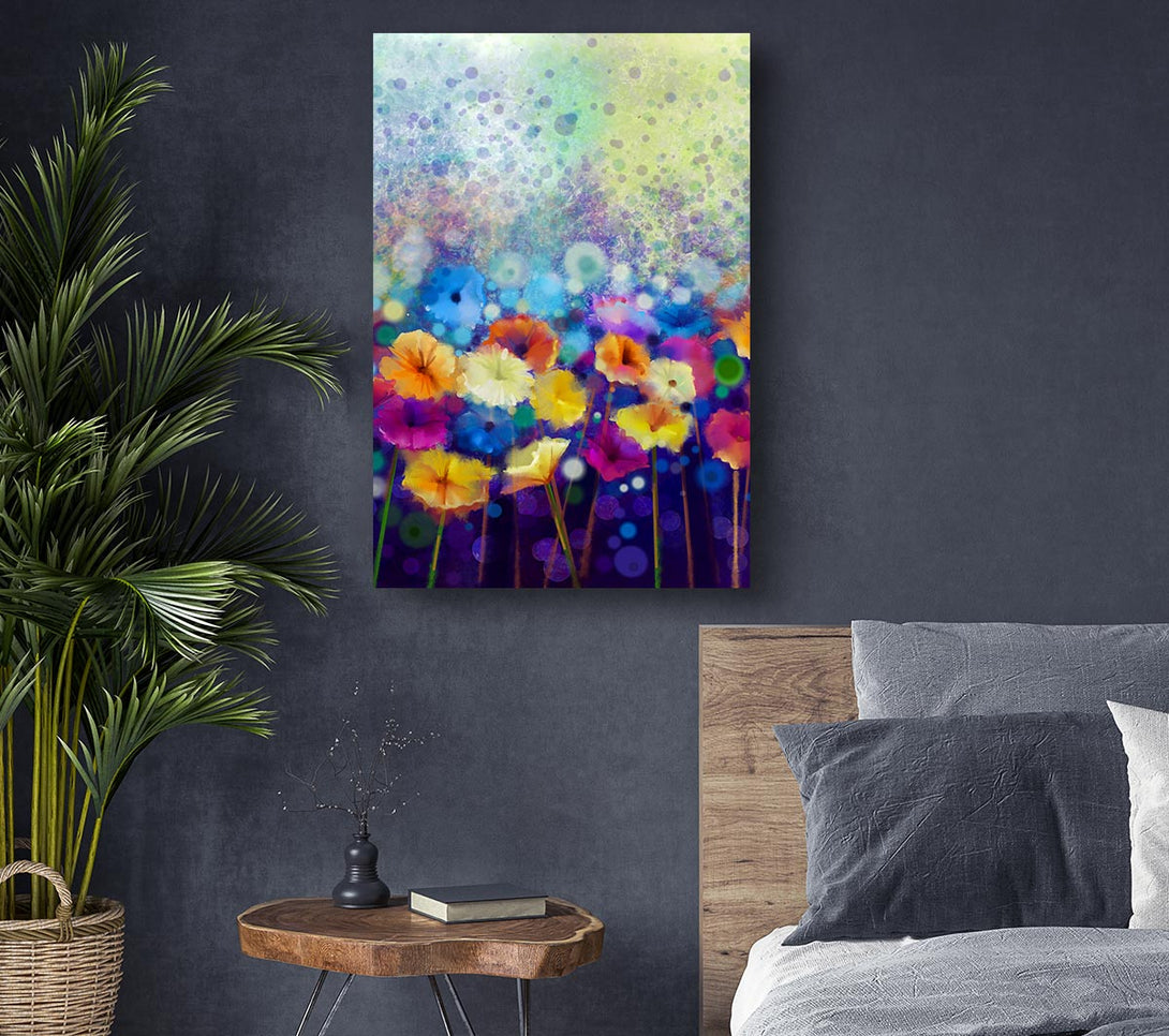 Picture of Eye Of The Petals Canvas Print Wall Art