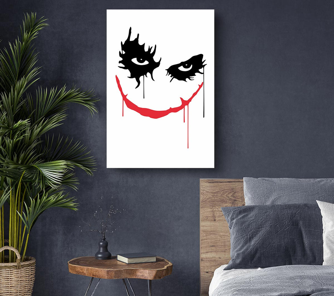 Picture of Joker Face Canvas Print Wall Art