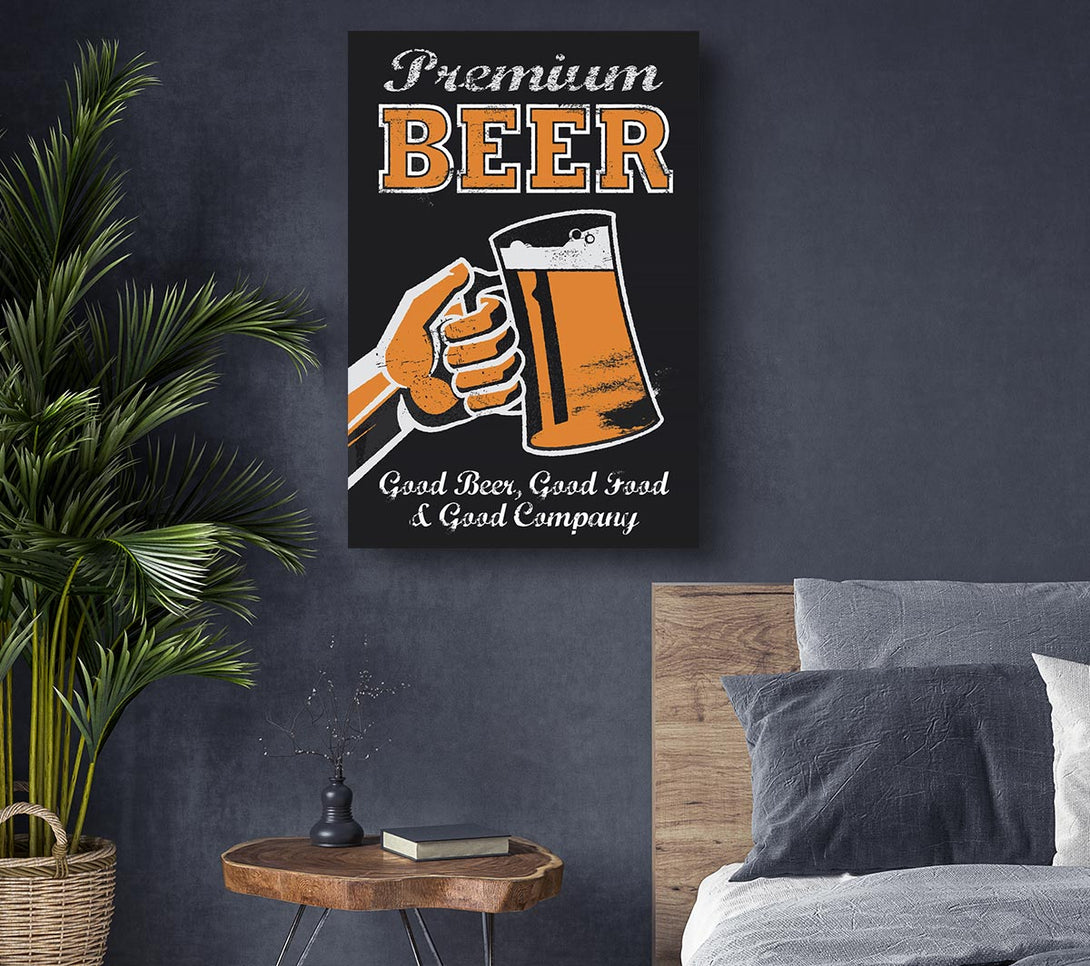 Picture of Beer Time 4 Canvas Print Wall Art