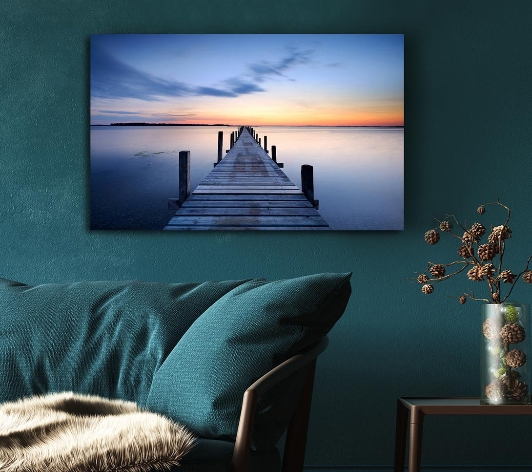 Picture of Blue Perfection Canvas Print Wall Art