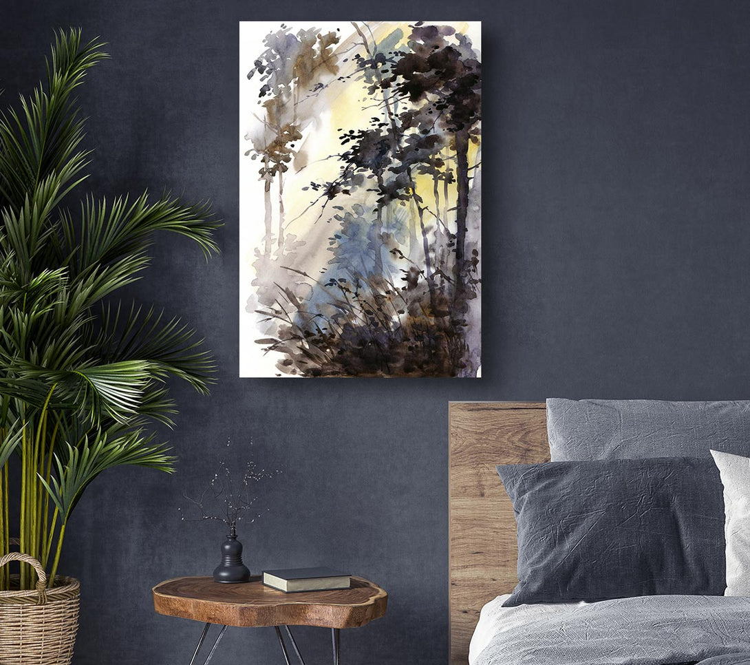 Picture of Chocolate Woodland Canvas Print Wall Art