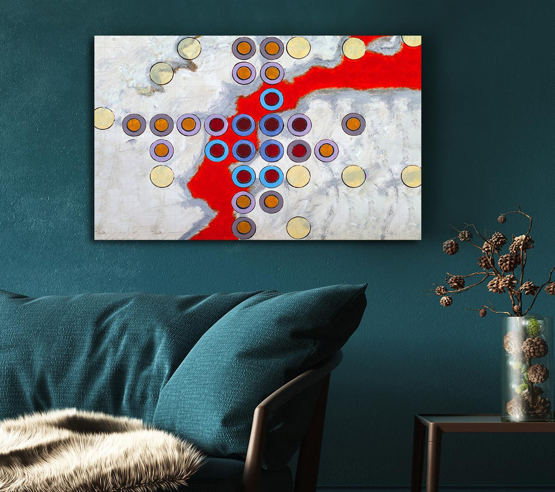 Picture of Join The Dots Canvas Print Wall Art