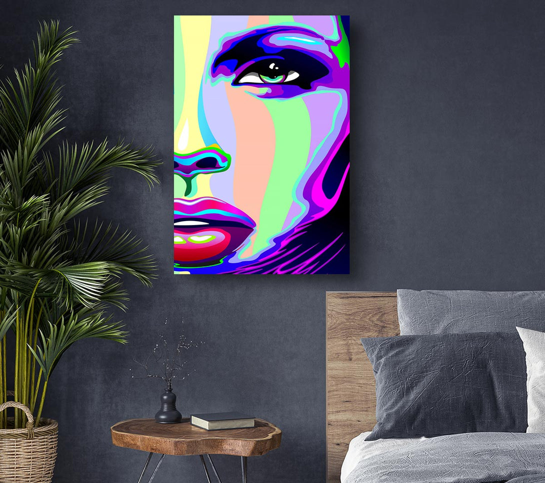 Picture of Futuristic Woman Canvas Print Wall Art