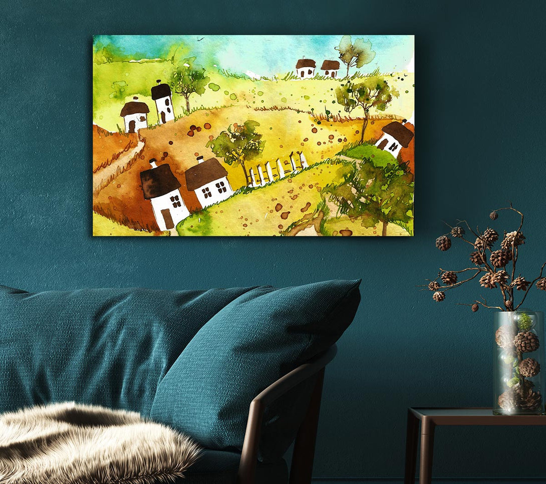 Picture of Countryside Living Canvas Print Wall Art