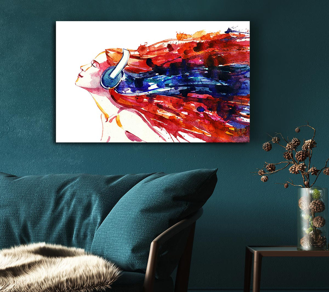 Picture of Music Moves Me Canvas Print Wall Art