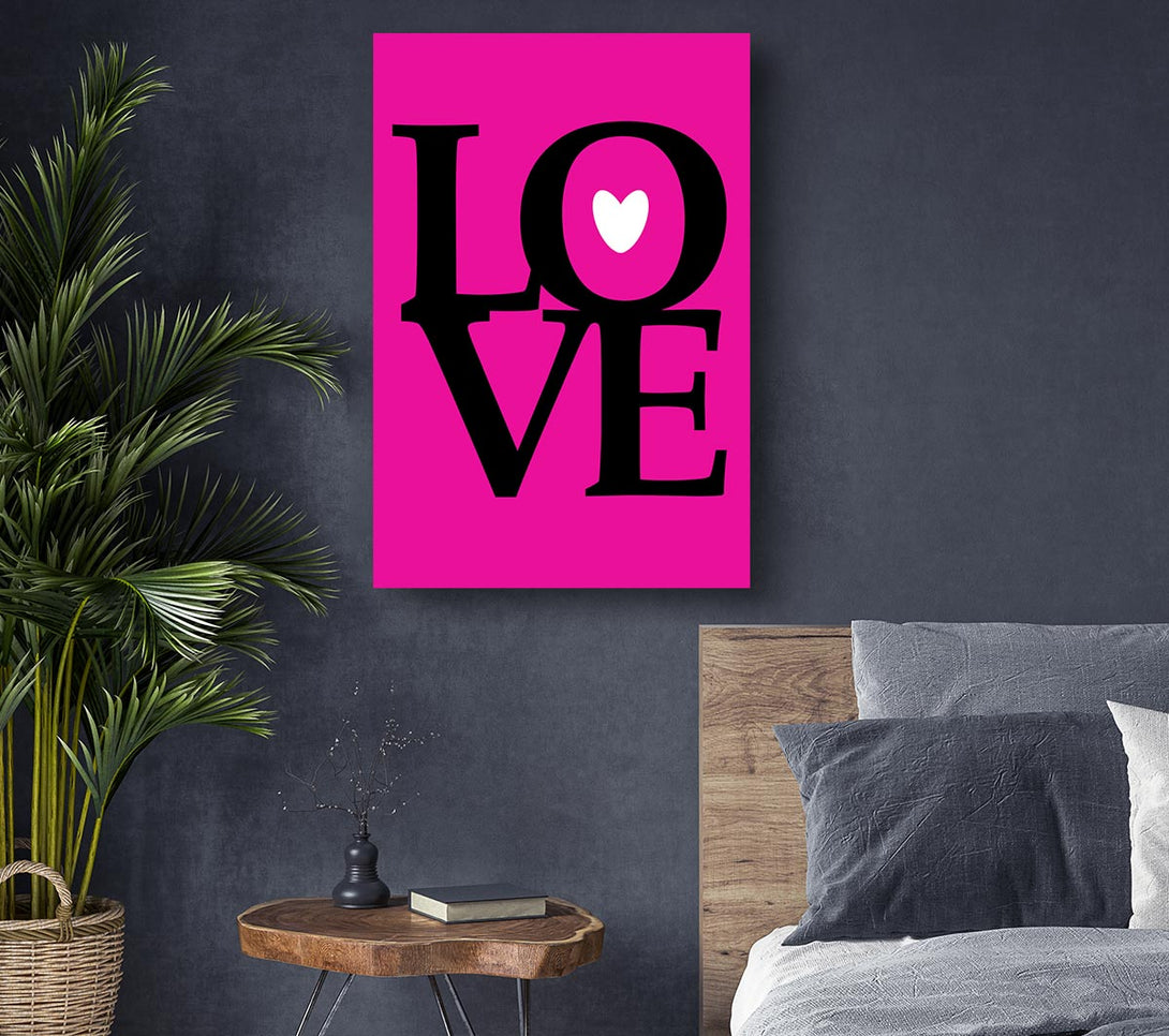 Picture of Love 2 Canvas Print Wall Art