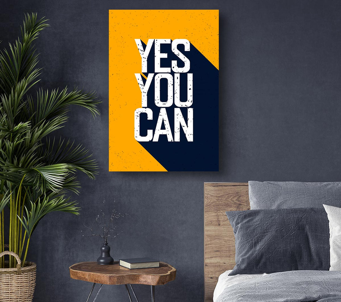 Picture of Yes You Can 1 Canvas Print Wall Art