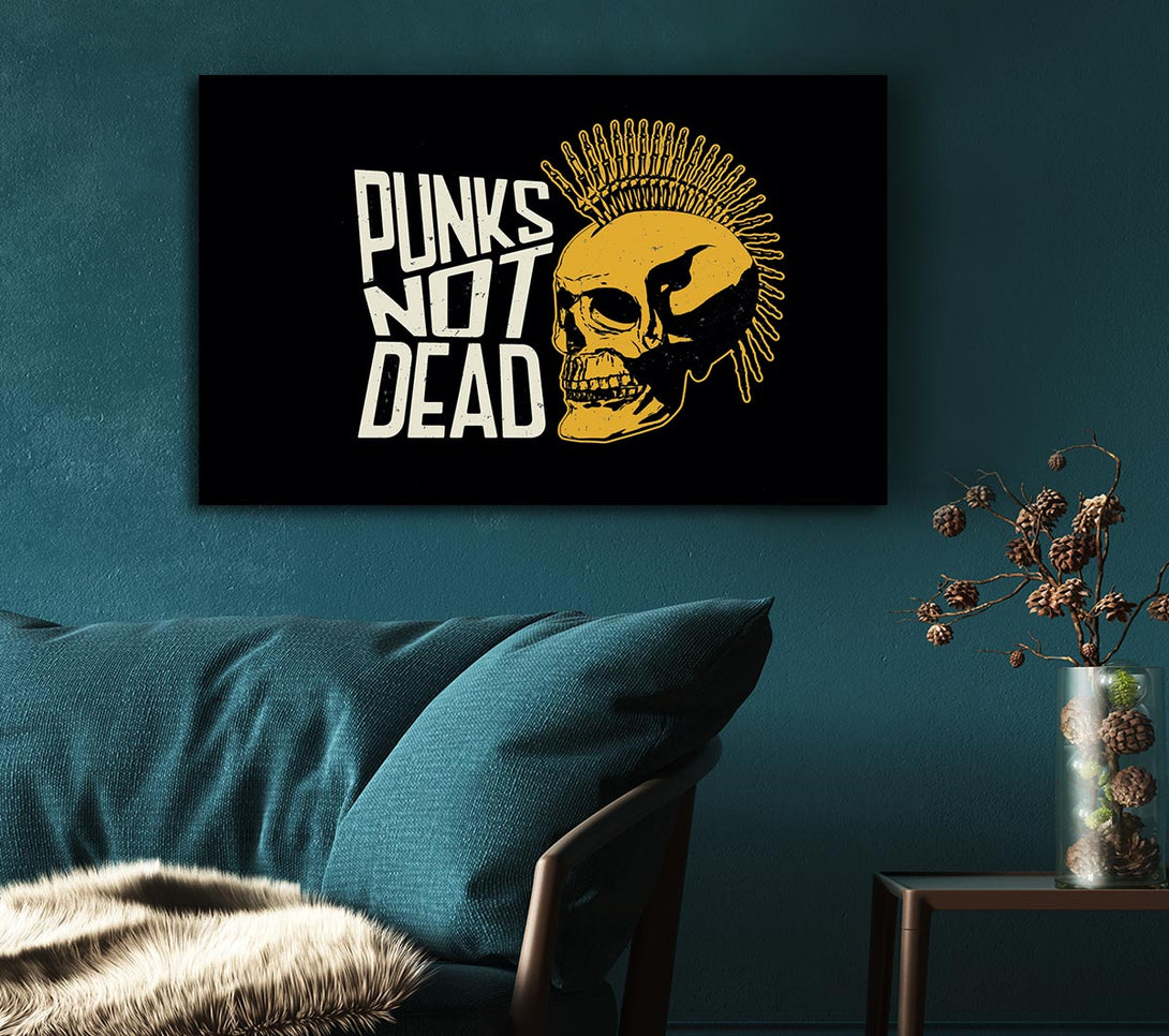 Picture of Punks Not Dead 1 Canvas Print Wall Art