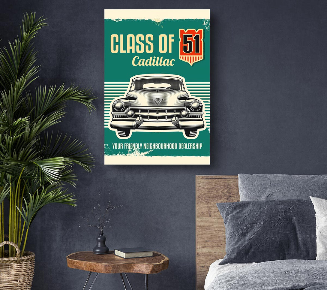 Picture of Classic Cadillac Canvas Print Wall Art