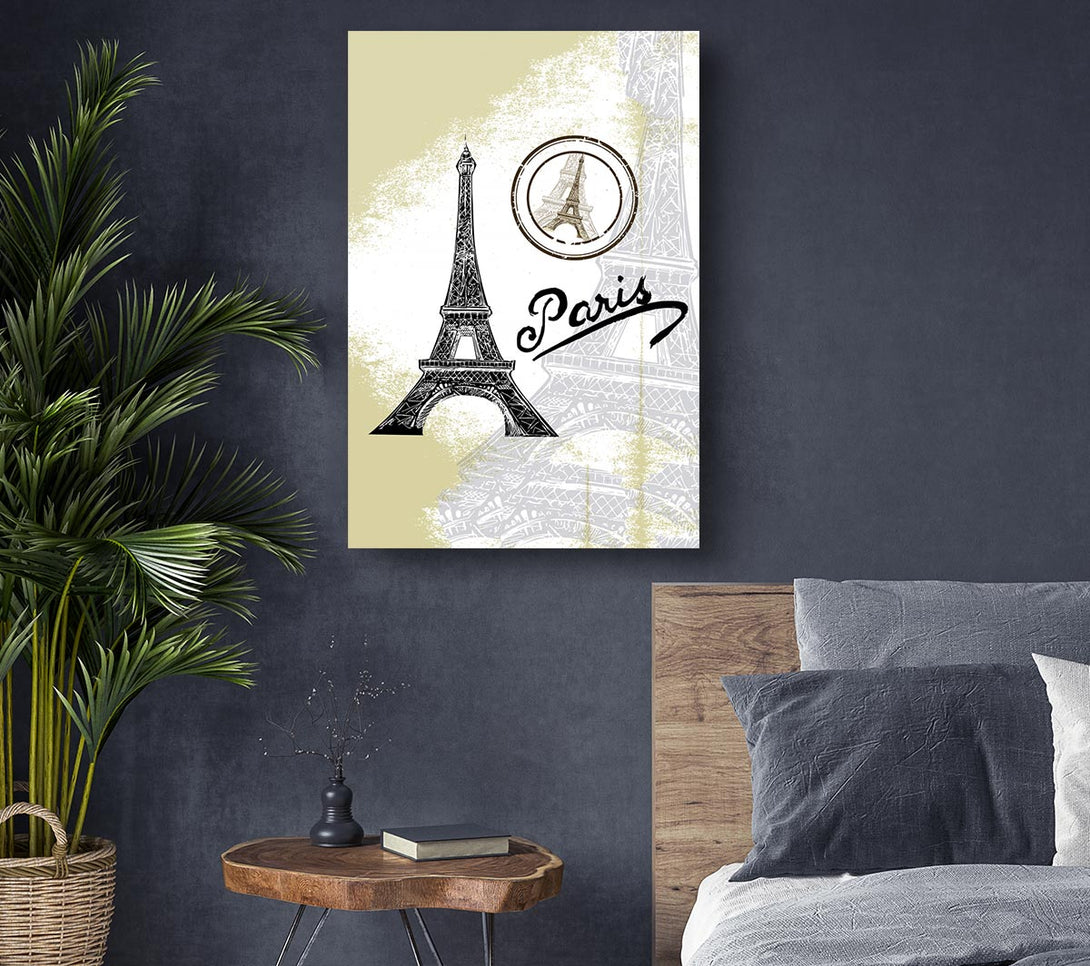 Picture of Eiffel Tower Canvas Print Wall Art