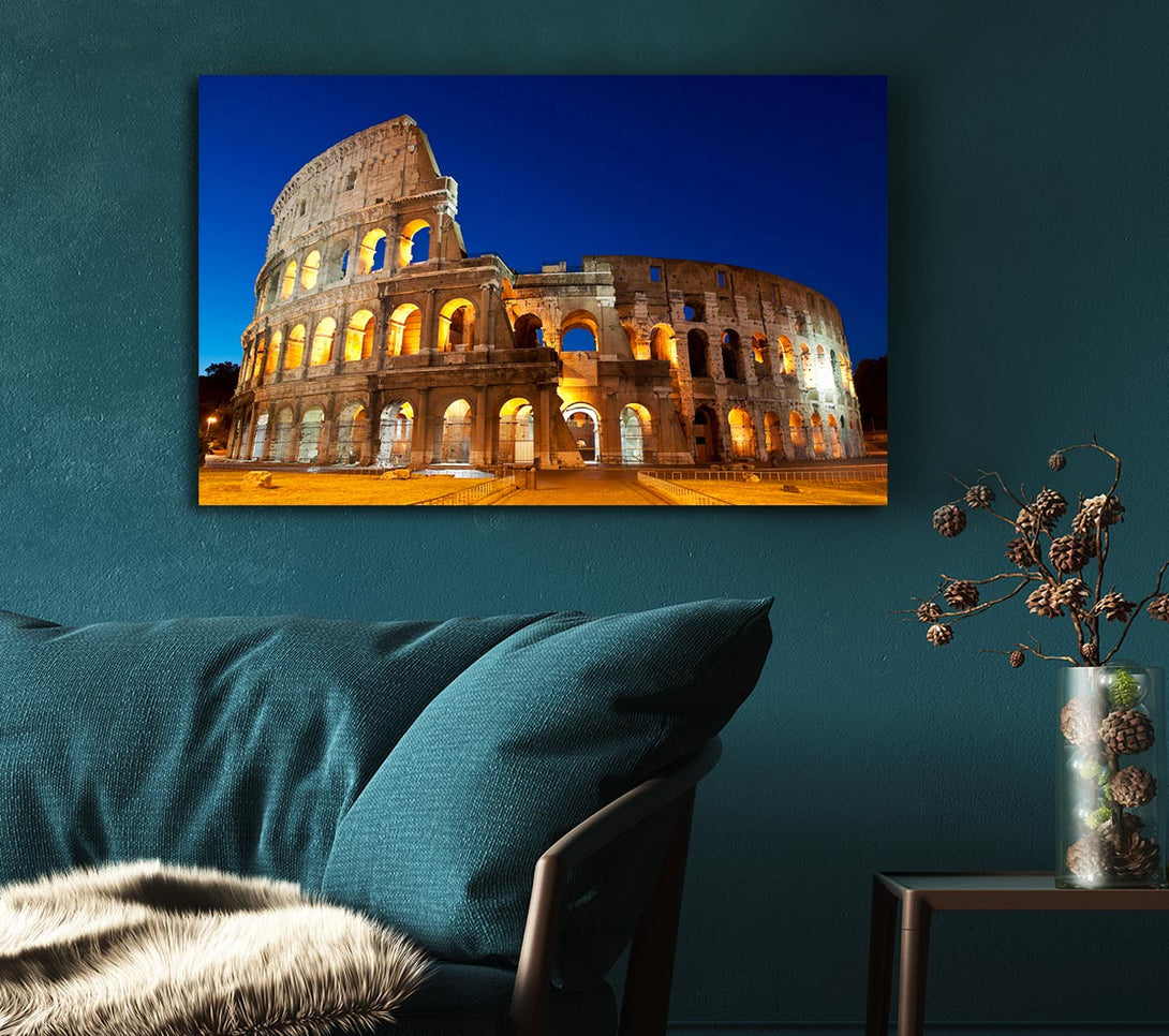 Picture of Colosseum Under The Twilight Canvas Print Wall Art