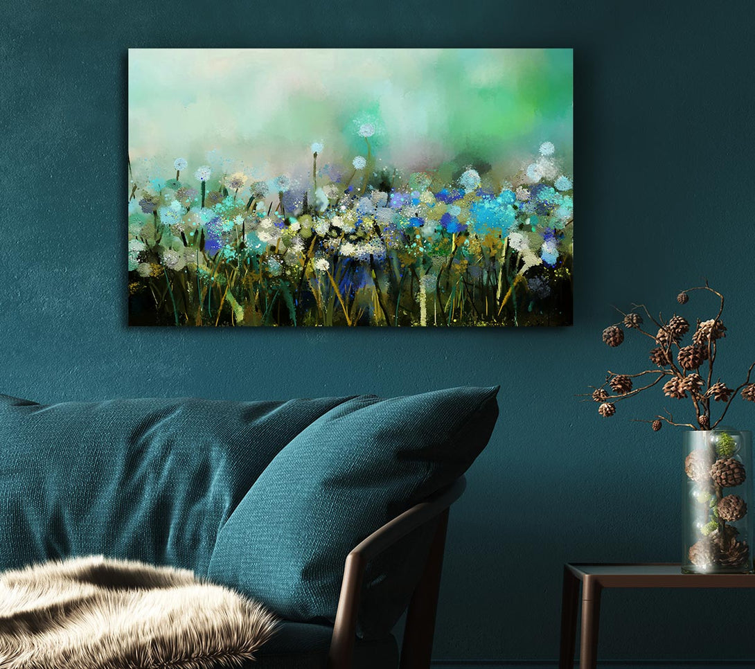 Picture of Flower Sparkle Canvas Print Wall Art