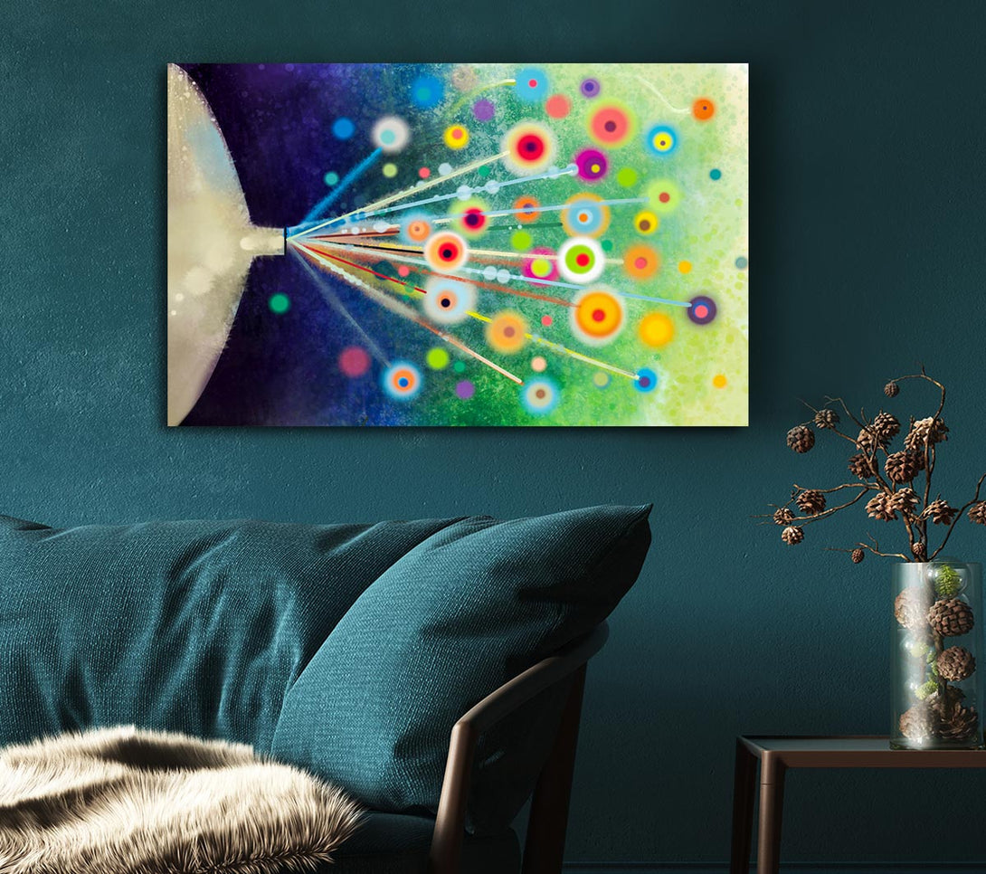 Picture of Energy Flowers Canvas Print Wall Art