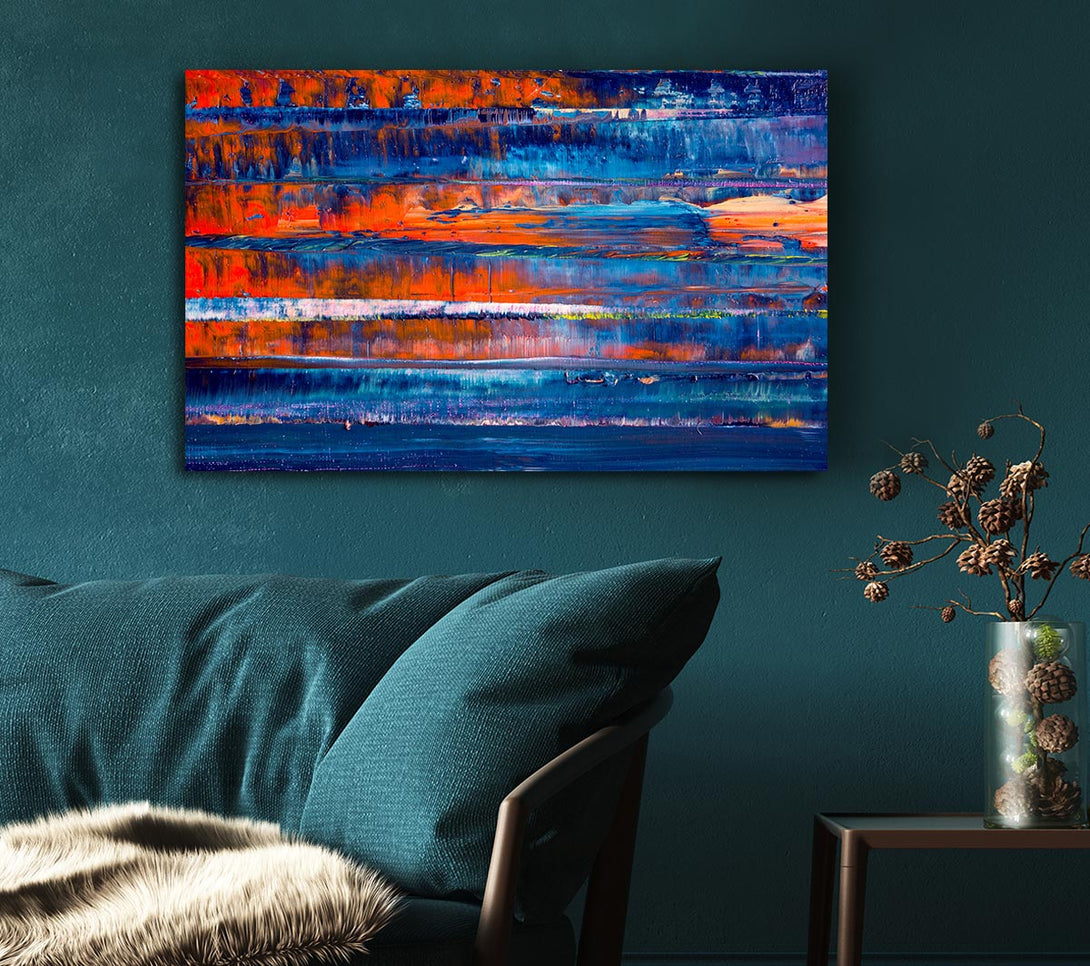 Picture of Fire And Water 2 Canvas Print Wall Art