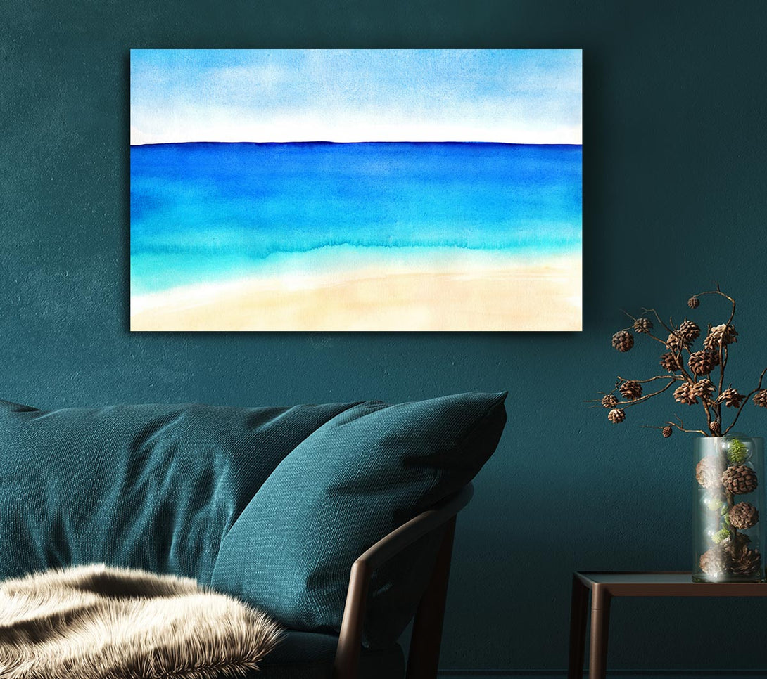 Picture of Ocean Blues Canvas Print Wall Art