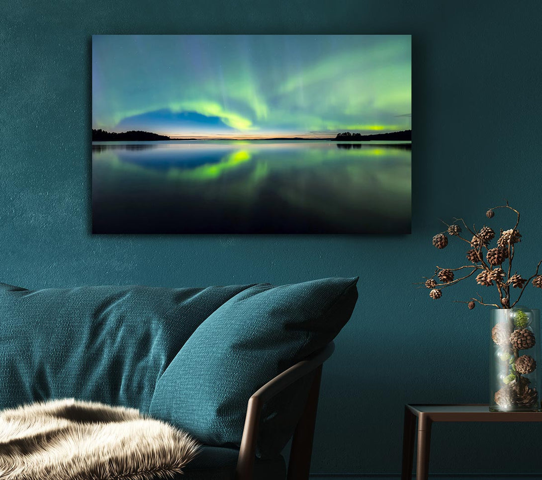 Picture of Northern Light Halo Canvas Print Wall Art