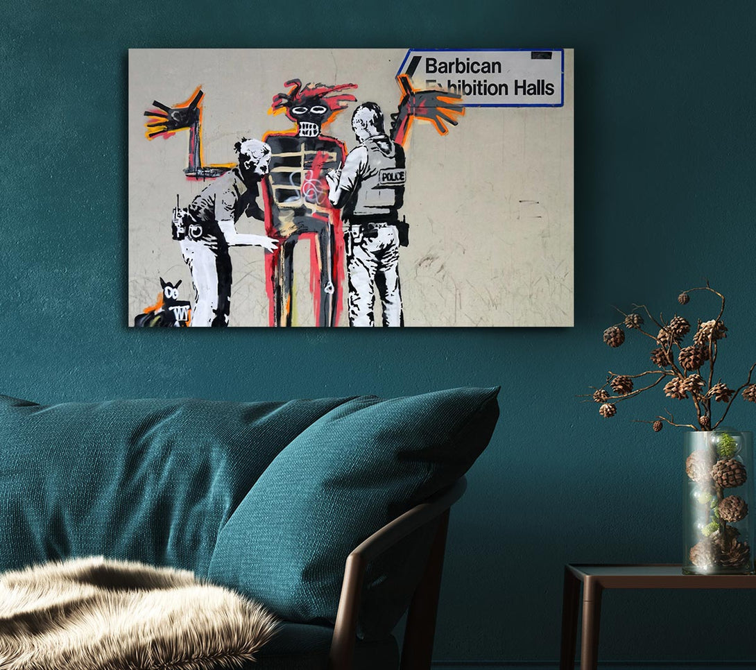 Picture of Barbican Exibition Canvas Print Wall Art