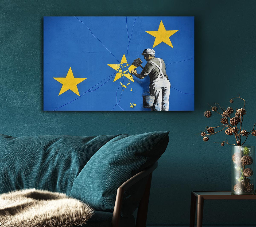 Picture of Euro Star Canvas Print Wall Art